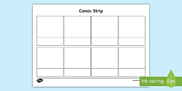 Blank Comic Strip Template | Teaching Resources | Twinkl