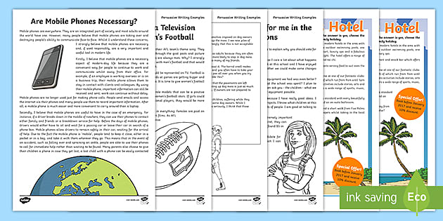 Persuasive Writing Techniques KS2 Examples For Children