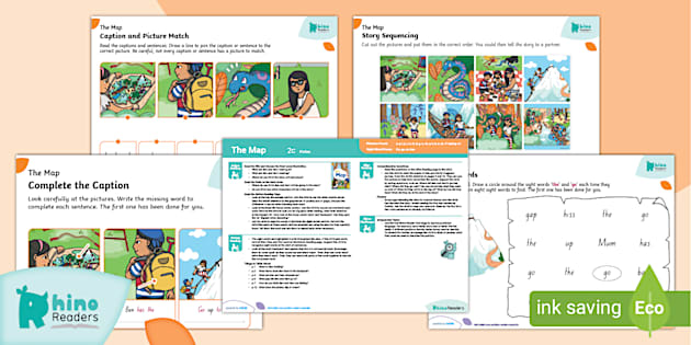 Level 2c The Map: Guided Reading Pack - Twinkl