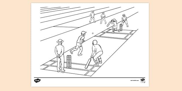 Sketches Of A Boy Playing Cricket In Different Colors Stock Illustration -  Download Image Now - iStock
