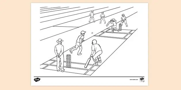 Hand Drawn illustration of cricket players in playing action for Cricket  Champio , #SPONSORED,… | How to draw hands, Sports illustrations art, Human  figure sketches