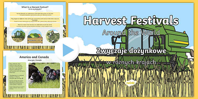 PO T T 7103 Harvest Festivals Around The World Powerpoint English Polish Ver 1 