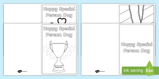 Special Person Day Card (teacher made) - Twinkl