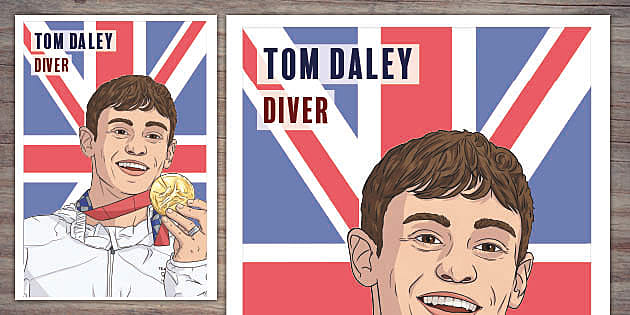 Tom Daley Poster | Twinkl Party (teacher made) - Twinkl