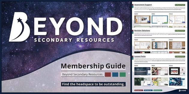 Beyond Secondary Resource Guide | Beyond (teacher Made)