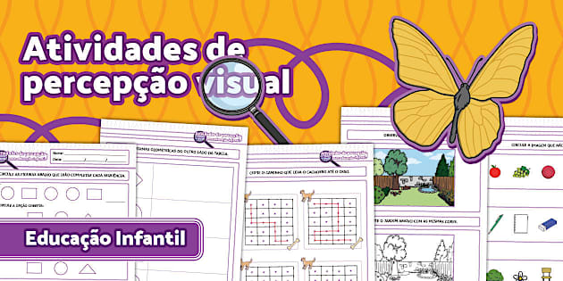 Atividades de percepção visual para Educação Infantil