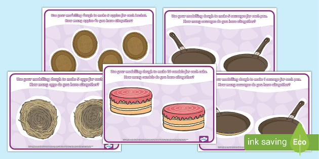 Multiplication Modelling Dough Mats Teacher Made Twinkl