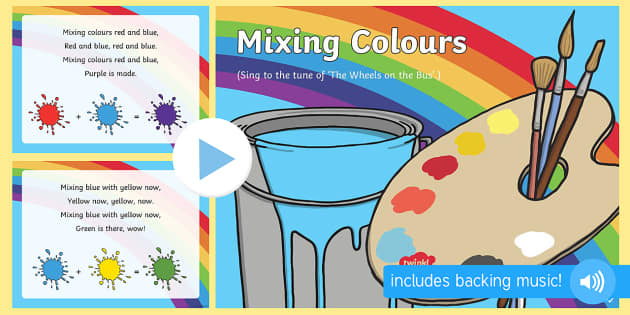 Mixing Colours Song PowerPoint