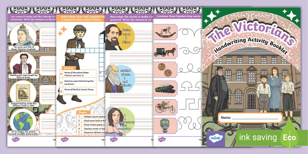 KS2 The Victorians Handwriting Activity Booklet - Twinkl