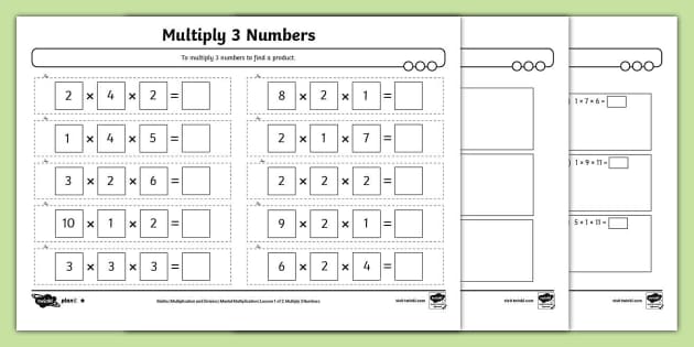 multiply-3-numbers-differentiated-activity-sheets