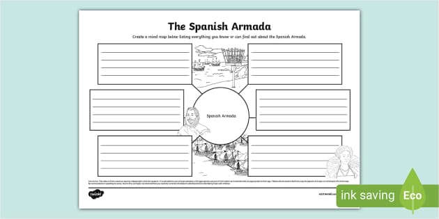 The Spanish Armada Mind Map Spanish Armada teacher made