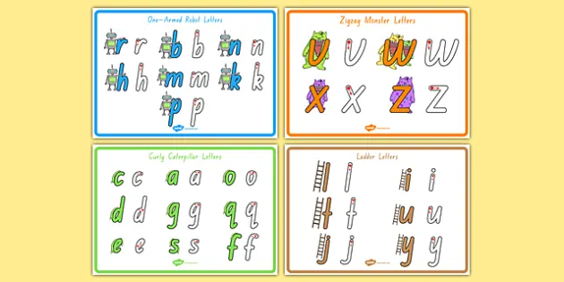 Monster Alphabet Poster Pack