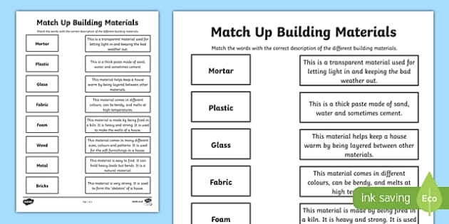 Sheet Materials, Sheet Building Materials