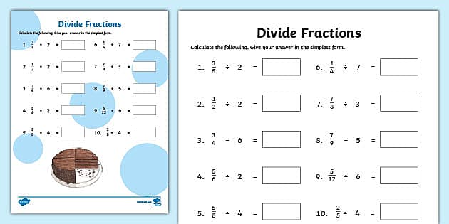 multiplying and dividing fractions worksheets pdf grade 6