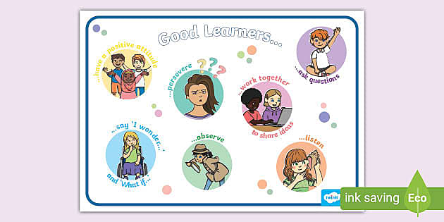 Large Good Learners Poster KS1 (teacher made) - Twinkl