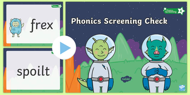 Level 4 Real and Alien Words PowerPoint (teacher made)