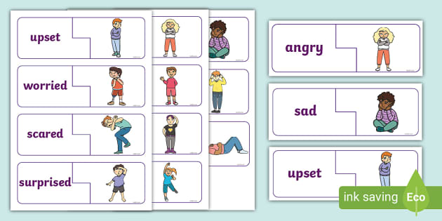 Emotions Matching Puzzle (teacher made) - Twinkl