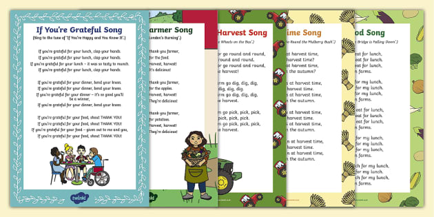 Harvest Songs and Poems (teacher made) - Twinkl