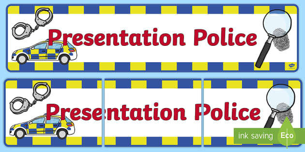 police presentation for elementary students