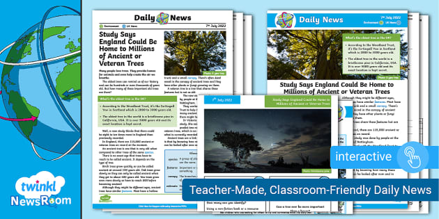 More Ancient And Veteran Trees - KS2 Reading Comprehension