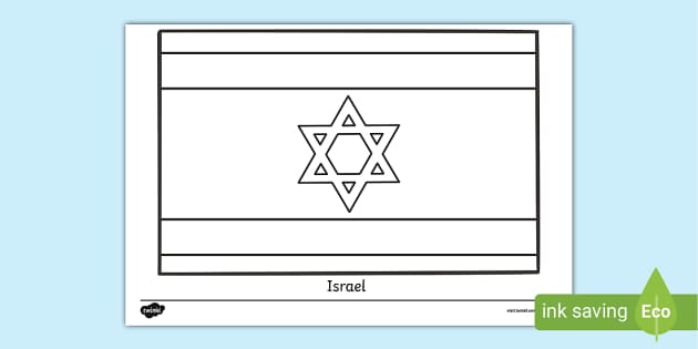 FREE! - Israel Colouring Sheet - Colouring Pages | Twinkl