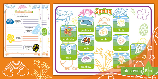 Printable Spring Writing Prompts