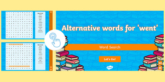 Alternative Words For 'Went' Interactive Word Search - English - Ks1 -  Twinkl