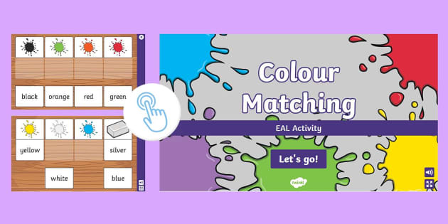 Interactive Game for Learners of EAL: Colour Matching