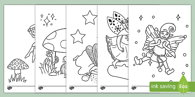 Printable Fairy Colouring Pages For Kids