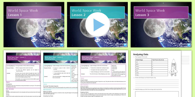 World Space Week Making Rockets Lesson Pack (teacher Made)