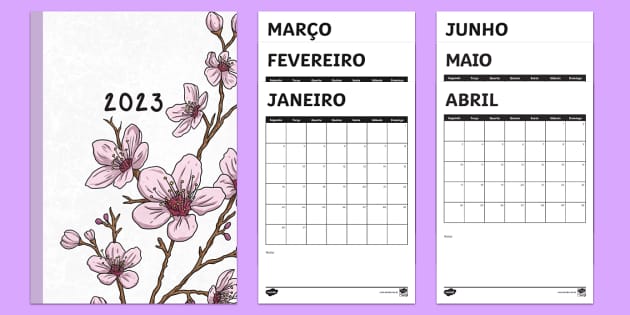 Calendário Mensal Infantil (digital) –