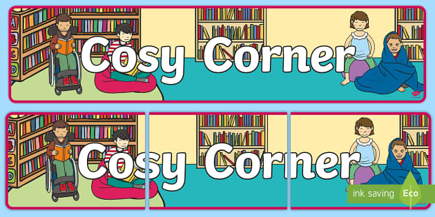Cosy Corner Display Banner Teacher Made