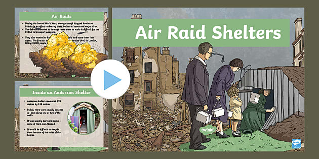 primary homework help air raid shelters