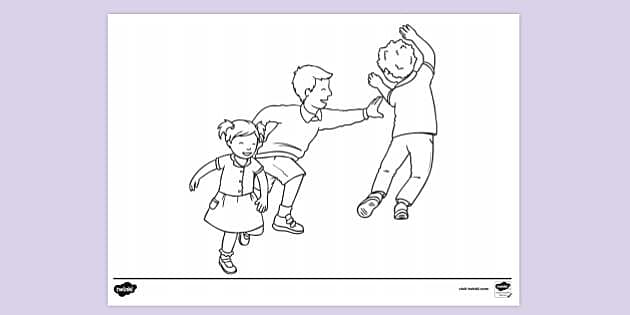 FREE Tag Colouring Page Primary Resources Twinkl