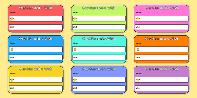 one wish one star