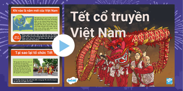 Tết cổ truyền Việt Nam PPT đưa bạn đến với những nét đẹp truyền thống được truyền lại qua nhiều thế hệ người Việt. Cùng khám phá những chi tiết cuộc sống, văn hóa và tín ngưỡng trong Tết theo lối sống truyền thống đầy màu sắc và ý nghĩa. Hãy thưởng thức những hình ảnh Tết cổ truyền độc đáo trong PPT.