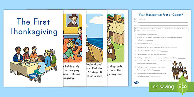 The First Thanksgiving Guided Reading Teaching Pack
