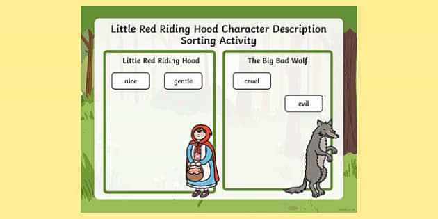 Red Riding Hood Character Analysis