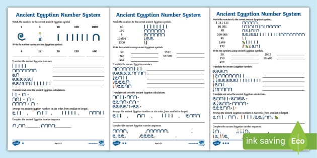 egyptian-number-system-worksheets-twinkl-cfe-first-level
