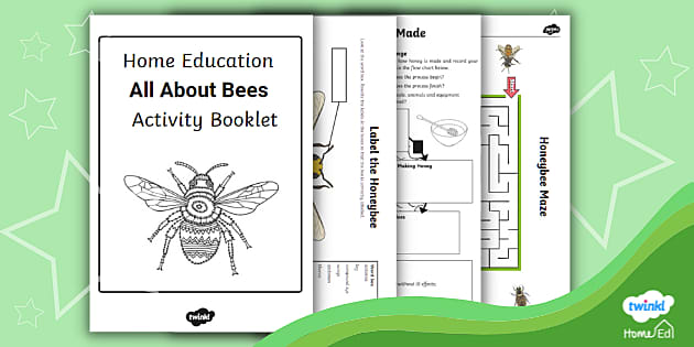 FREE! - Bee-Themed Home Ed Booklet - Australia - Twinkl