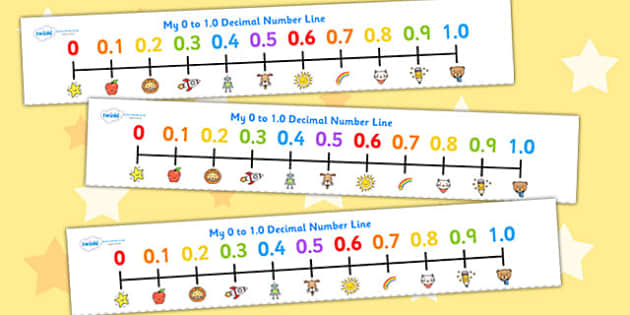 Number Line Of Decimals Teacher Made Teacher Made
