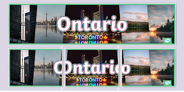 Ontario Photo Display Banner (teacher made) - Twinkl