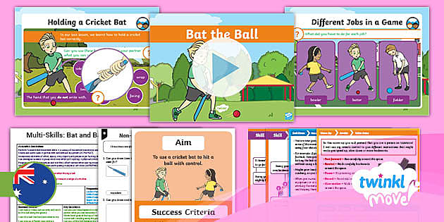 Multi-skills: Bat and Ball Lesson 5: Bat the Ball - Twinkl