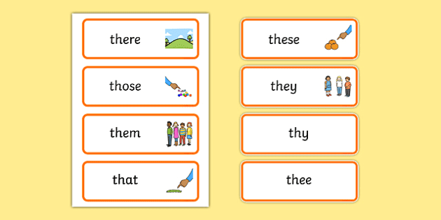 Free Th Words Sound Cards Primary Resources