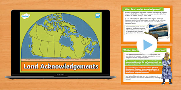 FREE! - All About Land Acknowledgements PowerPoint - Twinkl