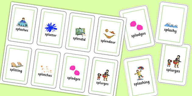 Two Syllable SPL Flash Cards (Teacher-Made) - Twinkl