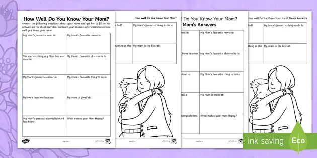 How Well Do You Know Your Mom Trivia Game