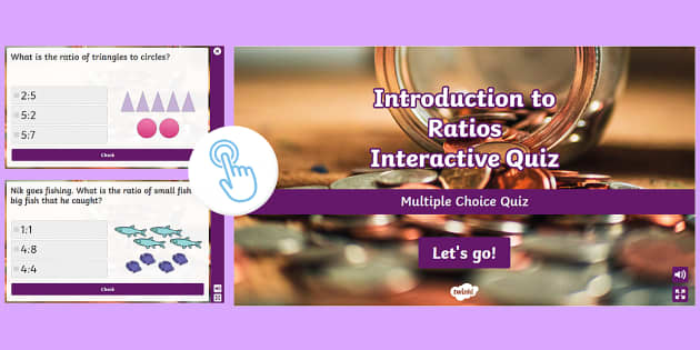 Introduction to Ratios and Proportions Game Activity 6th Grade Math 6.RP.1