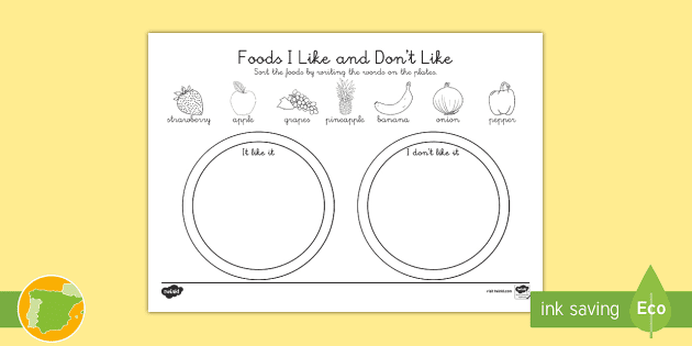 A1 Ficha de actividad: Crucigrama: La comida - Inglés - Inglés