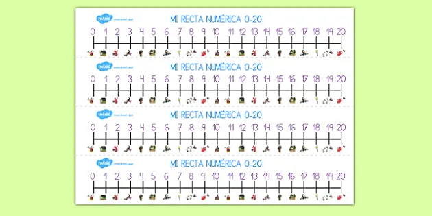 Como Mola Tu Escoba Recta Numerica Teacher Made